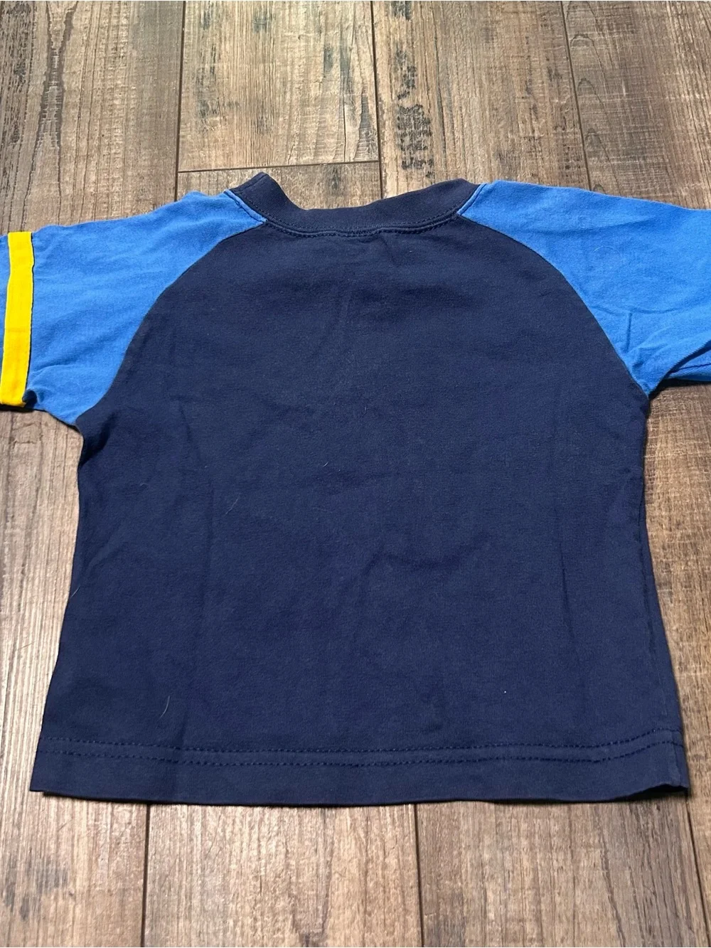 VTG Nike Crewneck Long Sleeve Shirt Blue Two Tone Size 2 Toddler Embroidered